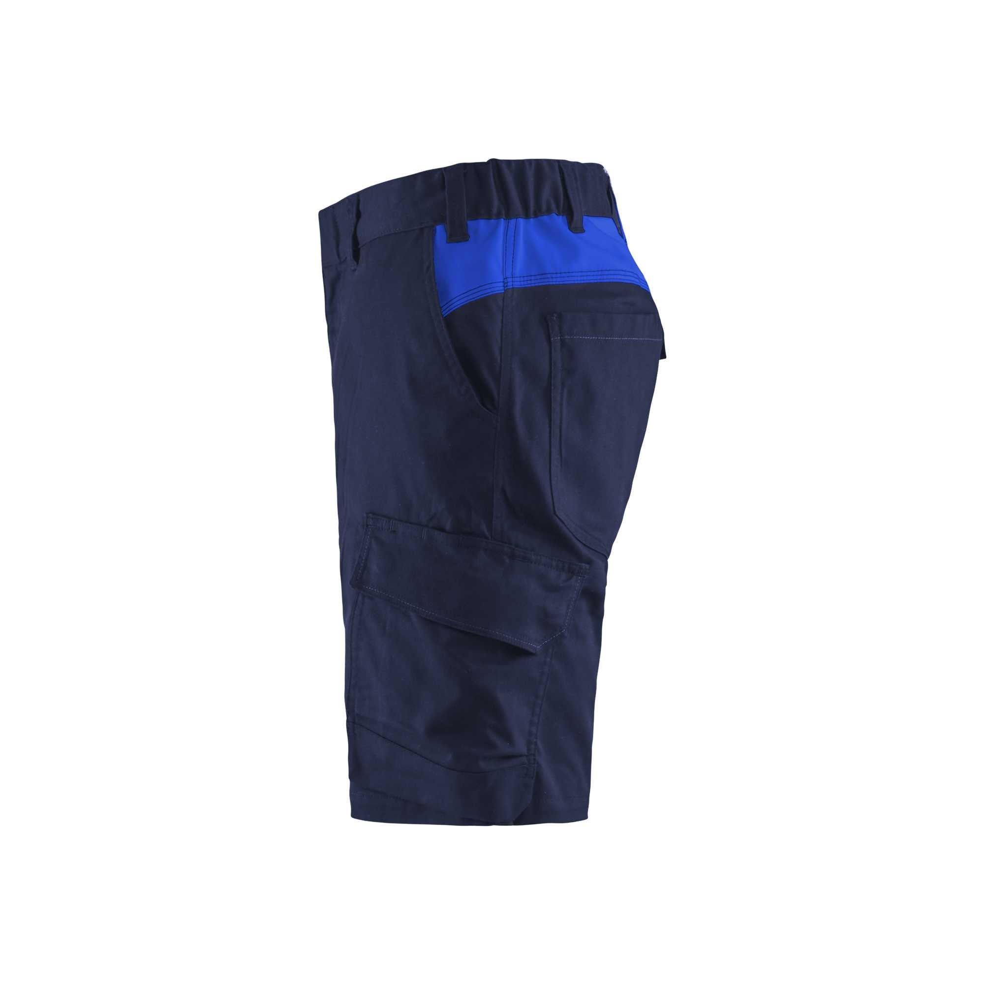 BLAKLADER 14461832 Industry shorts stretch Hi Vis Reflective Work Shorts Men - twill fabric